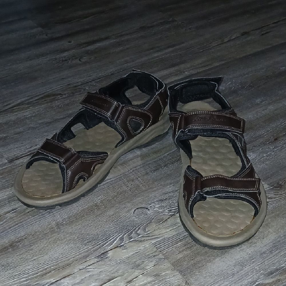 Eddie Bauer  Brown Grafton Hiking Outdoor Strap Support Sandals Sz 12